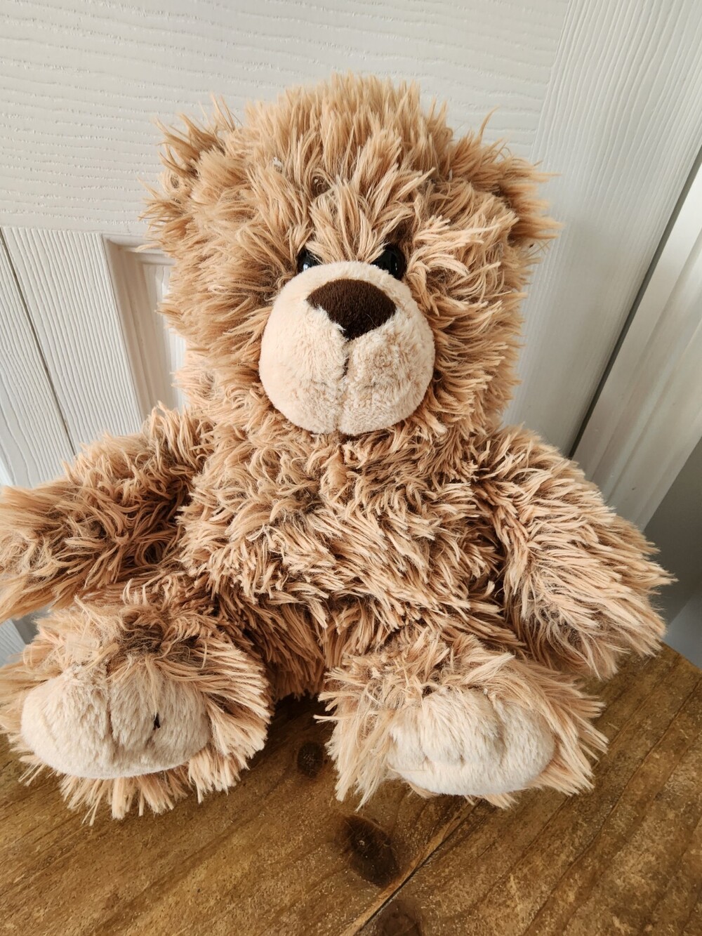 Aurora Teddy Bear Bonny Tan Plush Stuffed Animal Toy Brown 12” Scruffy Adorable